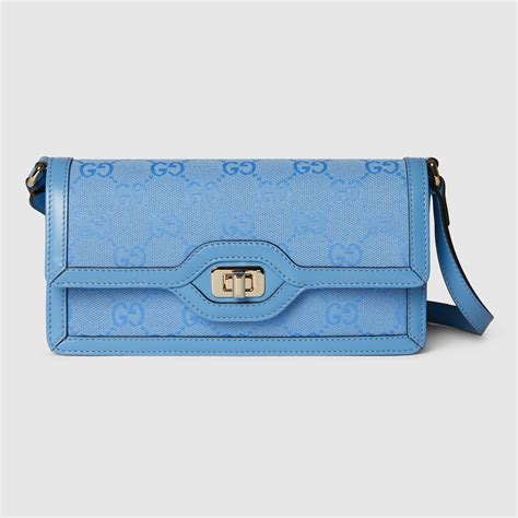 gucci blue and eggplant coors|Gucci Luce small shoulder bag in light blue GG canvas .